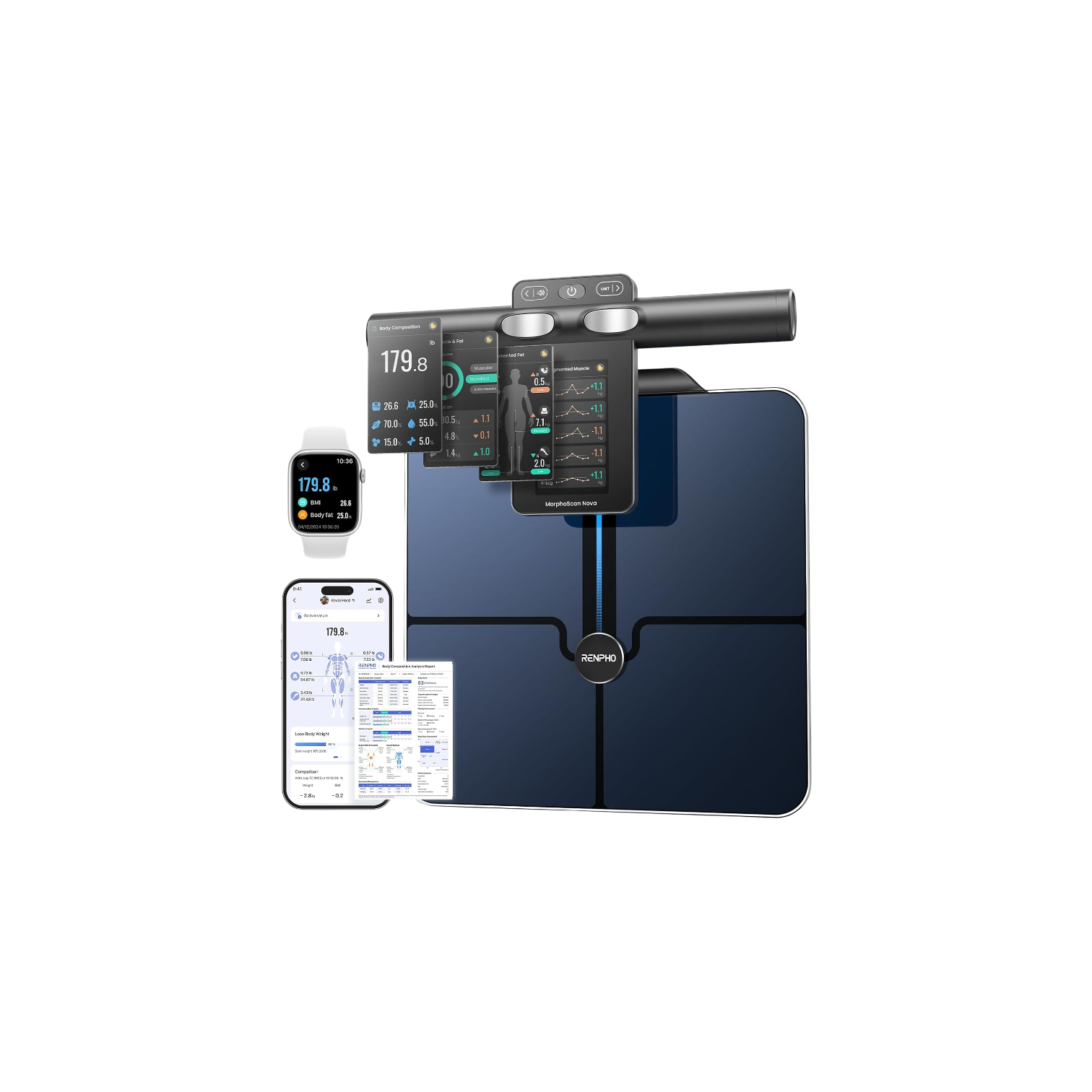 Smart Scale for Body Weight MorphoScan by Renpho 