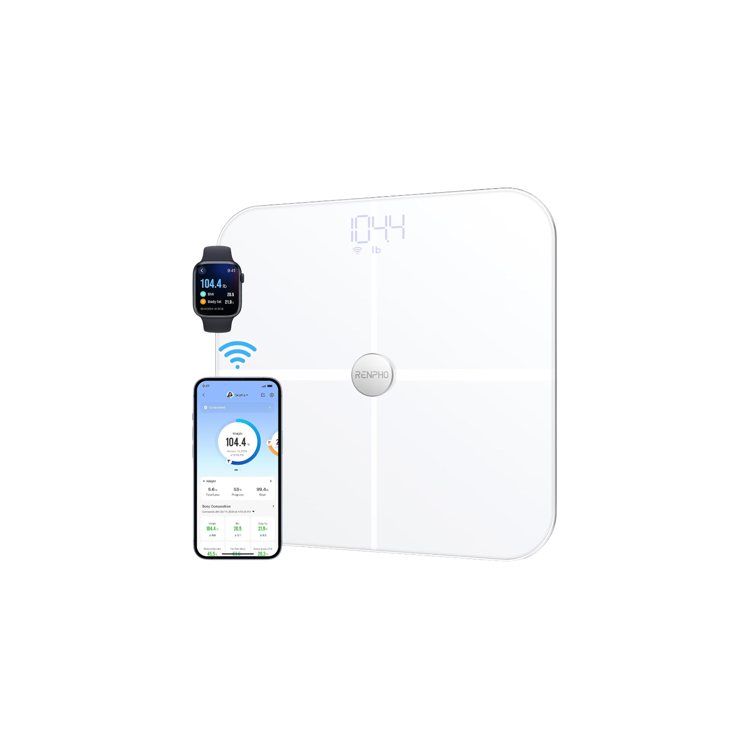 Wi-Fi Smart Scale for Body Weight Elis Aspire